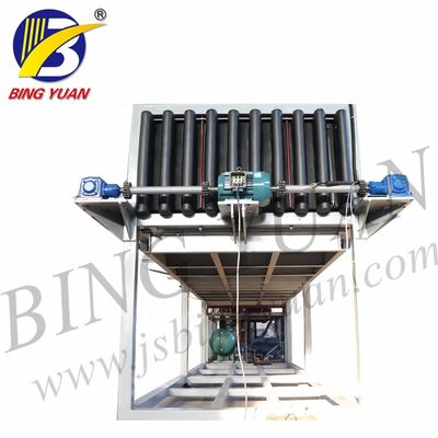 دستگاه اتوماتیک ساخت بلاک یخ کاملاً اتوماتیک 10 T / Day برای نگهداری تازه از ساخت چین