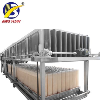 یخ ساز بلوک تجاری - 1T / روز ، دستگاه ساخت بلوک یخ صنعتی