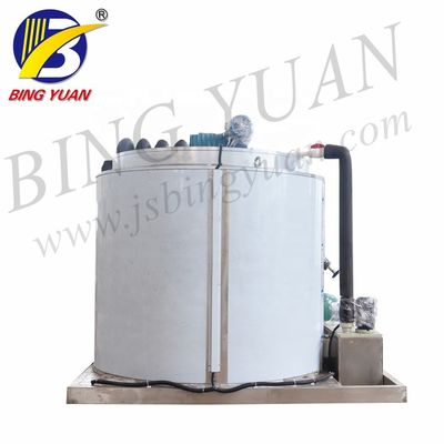 R404A 220V 3000KG دستگاه یخ ساز Flake ، دستگاه یخ Flake Water Seak