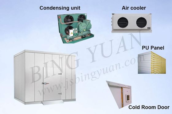 3.1KW 0.8 mm خورشیدی اتاق سرد ، فضای ذخیره سازی مدولار