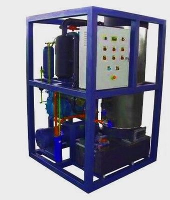 R404A 4.5KW 220 ولت 1TPD دستگاه یخ ساز لوله